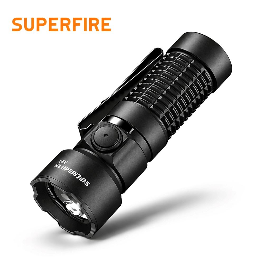 Linterna Superfire A29 Led Imantada Recargable Ideal Mecánicos Blanco Negro